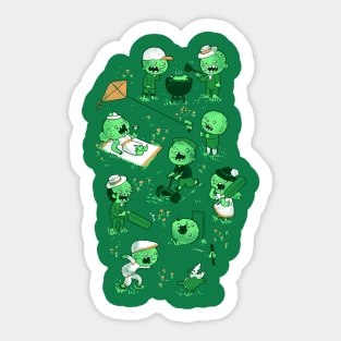 Lawn of the Dead Sticker